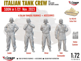 Mirage | 720005 | Italian tank crew | 1:72