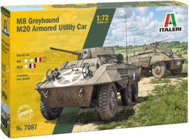 Italeri | 7087 | M8 Greyhound / M20 | 1:72