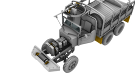 IBG | 72084 | Diamond T 968 Softcab Cargo Truck with M2 MG | 1:72