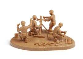 Zvezda | 6287 | US 81mm mortar and crew | 1:72