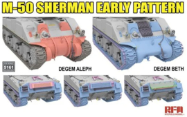 RFM | 5161 | M-50 Sherman Early Pattern Degem Aleph or Degem Beth | 1:35