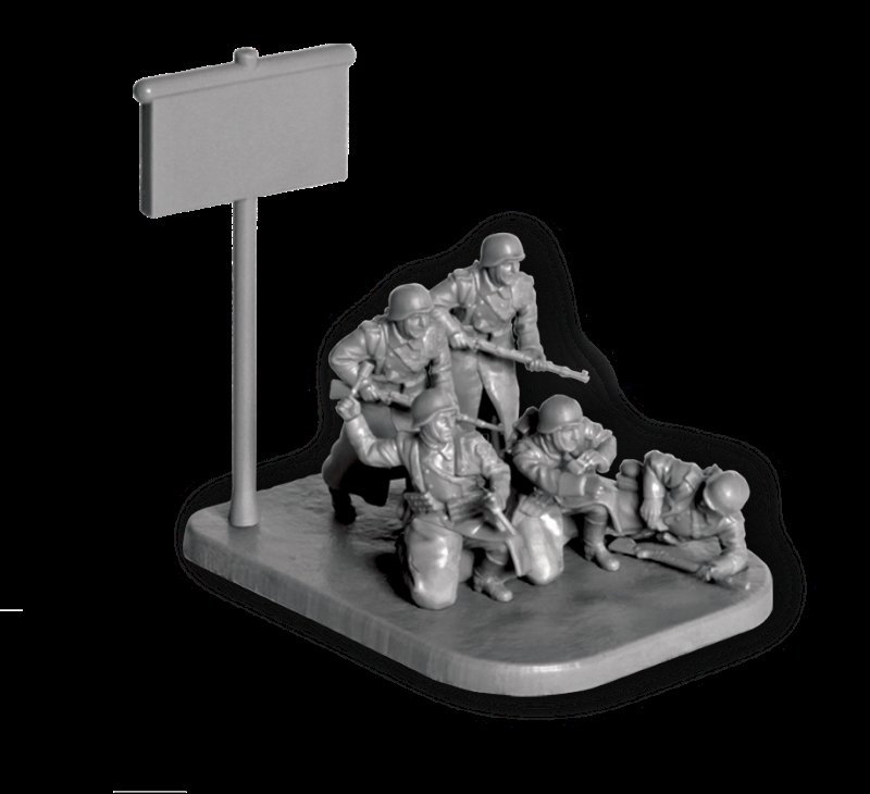 Zvezda | 6198 | German infantry winter uniform | 1:72