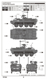 Trumpeter | 07424 | M1131 Stryker Fire Support Vehicle | 1:72