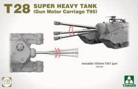 Takom | 2209 | T28 Super Heavy Tank (Gun Motor Carriage T95) | 1:35