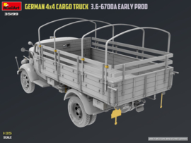 MiniArt | 35199 | German 4x4 Cargo Truck 3.6-6700A (Early) | 1:35