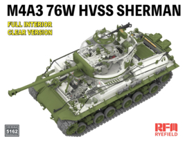 RFM | 5162 | M4A3 76W HVSS Sherman - Full Interior and Clear Version | 1:35