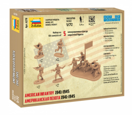 Zvezda | 6278 | American infantry WWII | 1:72