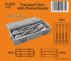 CMK | P72003 | Transport box with Panzerfausts | 1:72