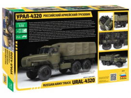Zvezda | 3654 | Ural-4320 Russian Army Truck | 1:35