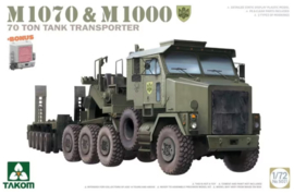 Takom | 5021 | M1070 & M1000 70 Ton Tank Transporter | 1:72