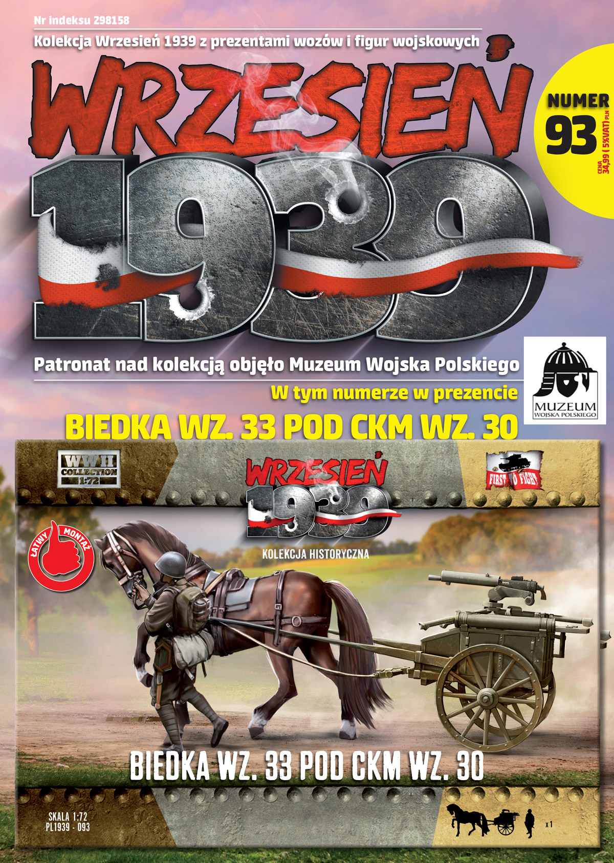 FTF | 093 | Horse Carriage wz.33 for MG wz.30 | 1:72