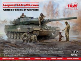 ICM | 35013 | Leopard 2A6 with crew (Armed Forces of Ukraine) | 1:35