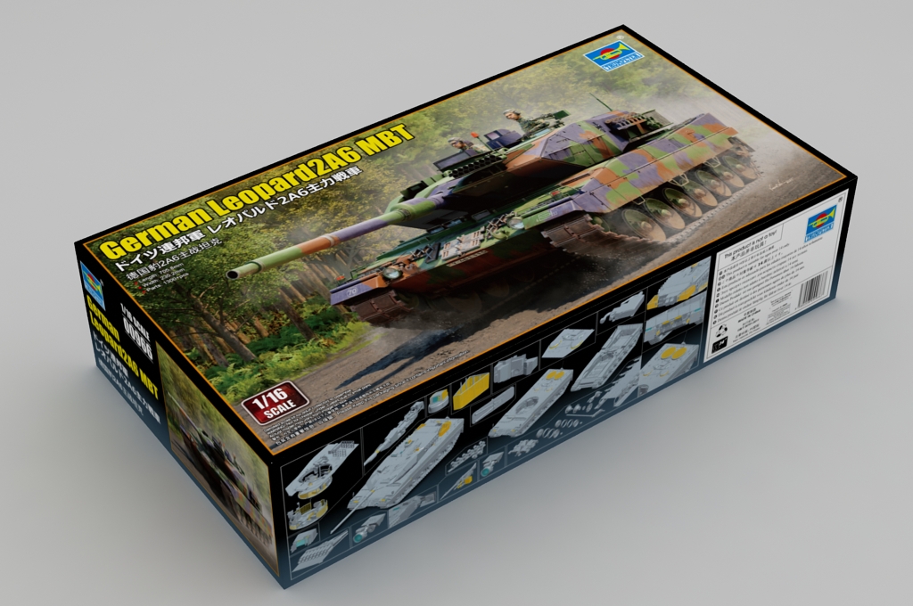 Trumpeter | 00966 | German Leopard 2 A6 MBT | 1:16