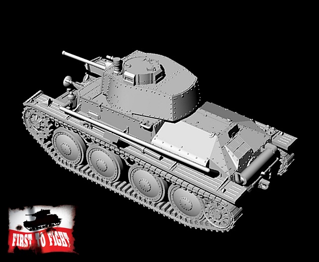 FTF | 081 | German light tank PzKpfw 38(t) Ausf.A (LT vz. 38) | 1:72