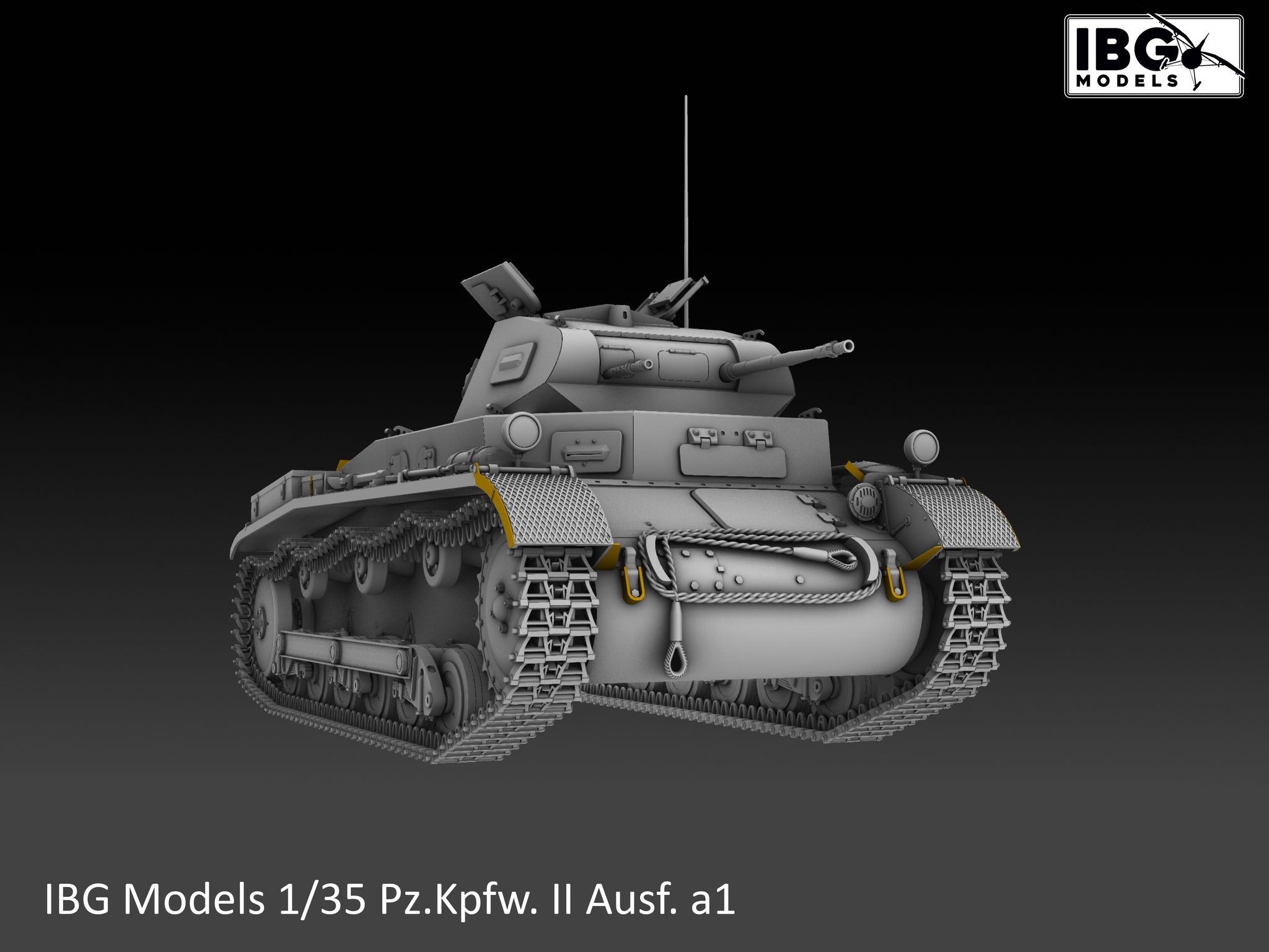 IBG | 35075 | Pz.Kpfw. II Ausf. a1 German Light Tank | 1:35
