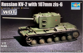 Trumpeter | 07162 | Russian KV-2 with 107mm zis-6 | 1:72
