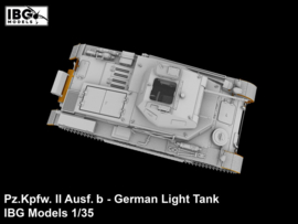 IBG | 35079 | Pz.Kpfw. II Ausf. b German Light Tank | 1:35