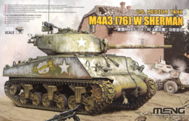 Meng | TS043 | U.S. Medium Tank M4A3 (76)W Sherman | 1:35