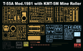 RFM | 5163 | T-55A Model 1981 with KMT-5M Mine Roller | 1:35