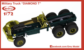 GMU | 72004 | DIAMOND-T 981 and 45-Ton Trailer | 1:72