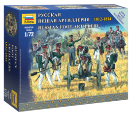 Zvezda | 8022 | Russian Foot Artillery Napoleonic Wars 1812-1815 | 1:72
