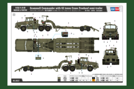 HobbyBoss | 85527 | Scammell Commander & 62 tonne Crane Fruehauf semi-trailer | 1:35