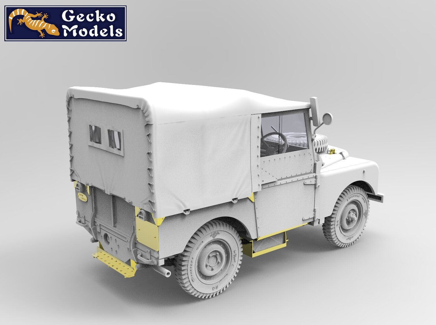 Gecko | 35GM0062 | British FV18001 Mk. 1 80in 4x4 Utility Vehicle w/Canvas Roof Top | 1:35