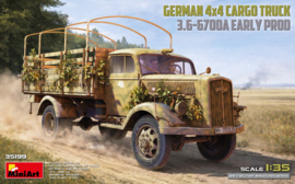 MiniArt | 35199 | German 4x4 Cargo Truck 3.6-6700A (Early) | 1:35