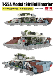 RFM | 5155 | T-55A Medium Tank Full Interior Kit | 1:35