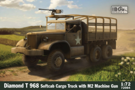 IBG | 72084 | Diamond T 968 Softcab Cargo Truck with M2 MG | 1:72