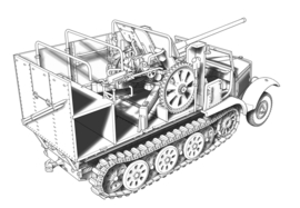 ACE | 72574 | 7.62cm FK.36 (r) auf mZgkw 5t SdKfz.6/3 Diana | 1:72
