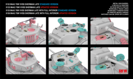 RFM | 5135 | M4A3 Sherman 76W VVSS Late w/Interior (standard) | 1:35