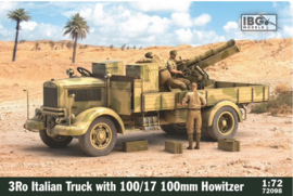 IBG | 72098 | 3Ro Italian Truck with 100/17 100mm Howitzer | 1:72
