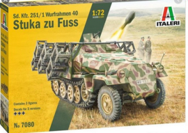 Italeri | 7080 | Sd.Kfz. 251/1 Wurfrahmen 40 "Stuka zu fuss" | 1:72