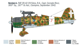 Italeri | 1485 | Fiat CR.42 CN Falco Night Fighter | 1:72