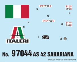 Italeri | 97044 | AS.42 Sahariana | 1:72