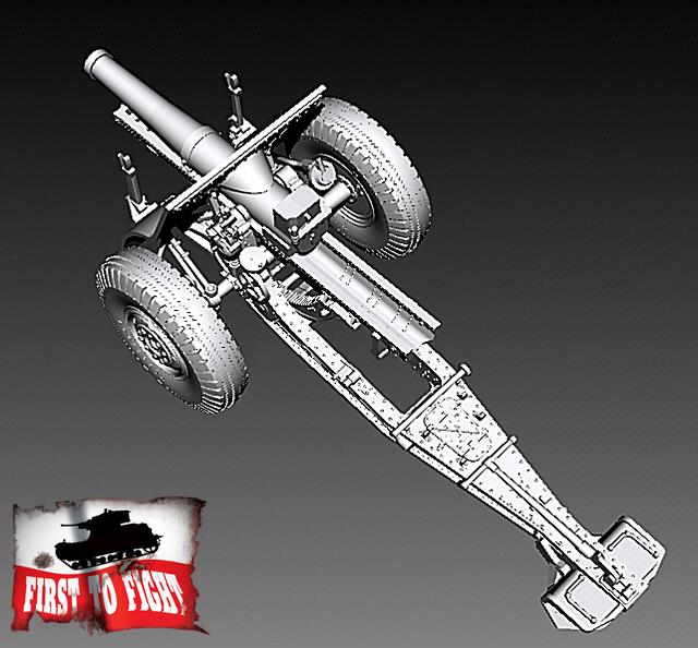 FTF | 098 | Heavy howitzer 155mm M1917 A4 | 1:72