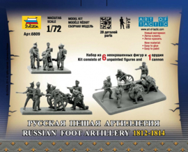Zvezda | 8022 | Russian Foot Artillery Napoleonic Wars 1812-1815 | 1:72