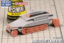 Heavy Hobby | PK72001 | German Sd.Kfz. 251/7 Ausf. D with trailer IF.8 | 1:72