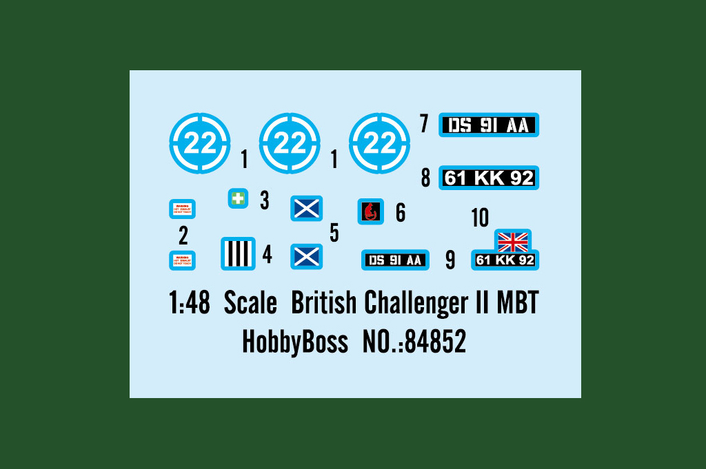 HobbyBoss | 84852 | Challenger II British MBT | 1:48