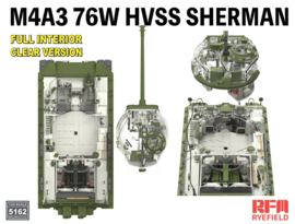 RFM | 5162 | M4A3 76W HVSS Sherman - Full Interior and Clear Version | 1:35