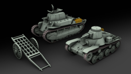 IBG | 72042 | Type 89 Kou (Late) + Type 95 Ha-Go (2 in 1) | 1:72