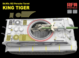 RFM | 5164 | King Tiger Porsche Turret with Crane | 1:35