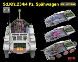 RFM | 5118 | Sd.Kfz. 234/4 Pz.Spähwagen with FULL INTERIOR | 1:35