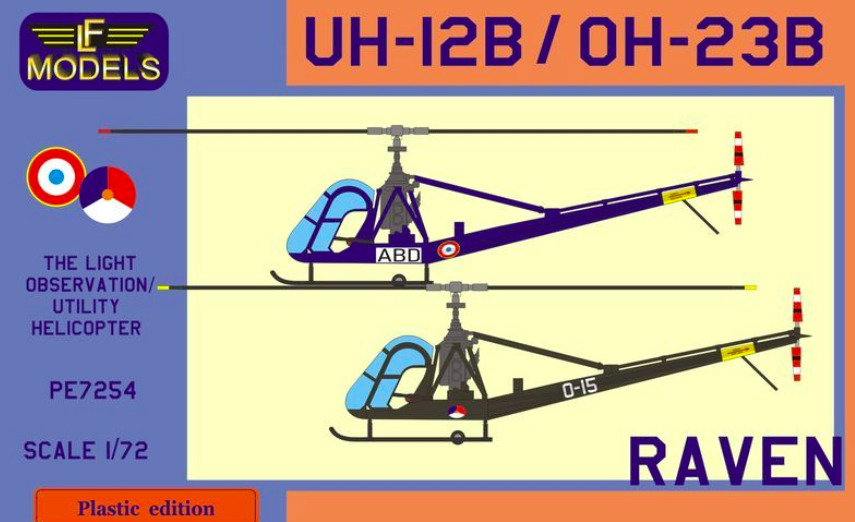 LF models | PE7254 | UH-12B/OH-23B Raven | 1:72
