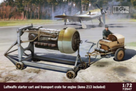 IBG | 72547 | Luftwaffe Starter car & Transport Crate for engine | 1:72