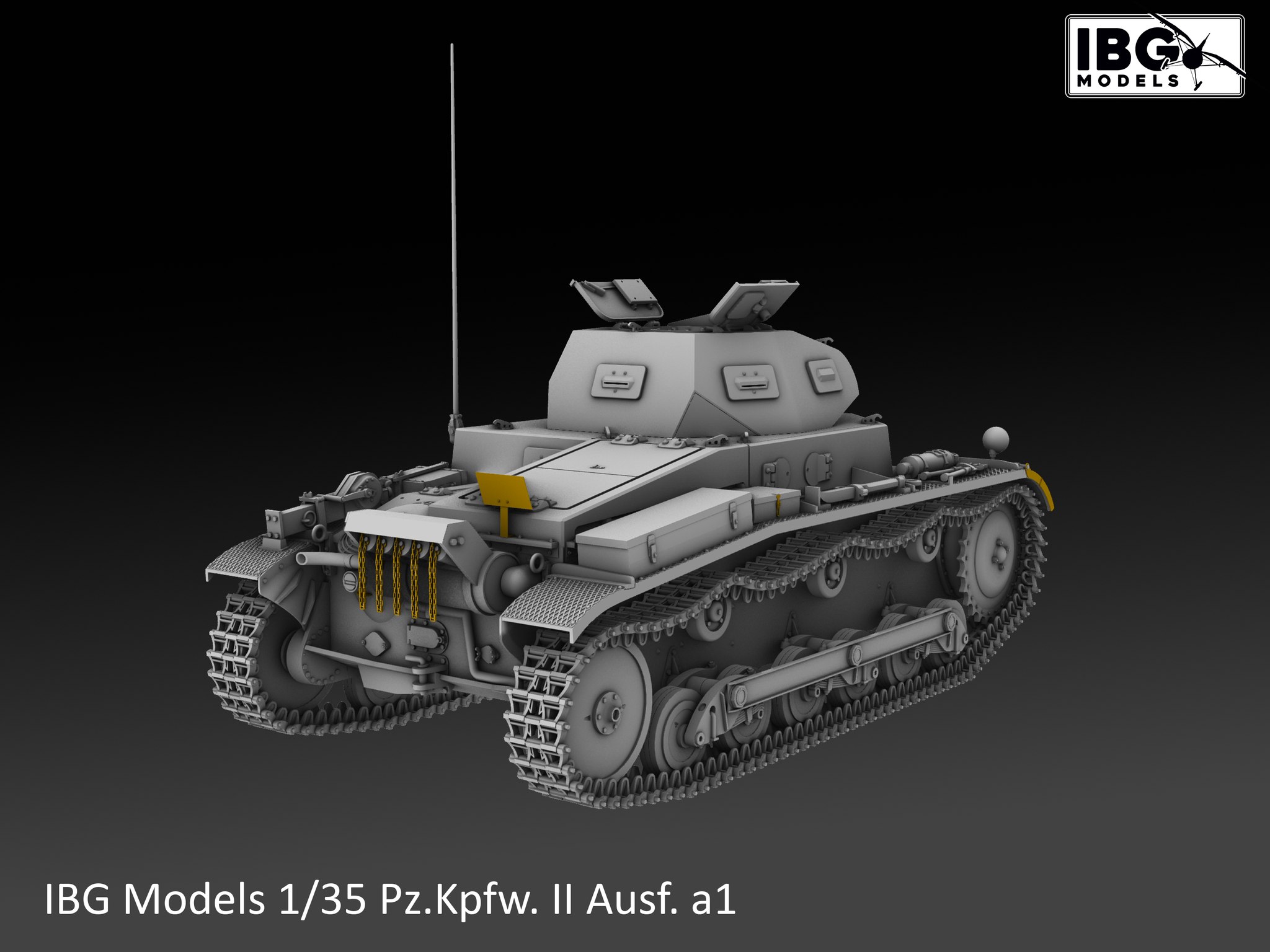 IBG | 35075 | Pz.Kpfw. II Ausf. a1 German Light Tank | 1:35