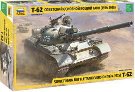 Zvezda | 3673 | T62 Soviet MBT (version 1974-1975) | 1:35