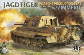 Takom | 8012 | Jagdtiger Sd.Kfz. 186 Porsche Production type w/Zimmerit | 1:35
