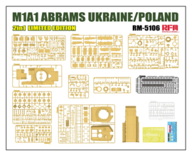 RFM | 5106 | M1A1 Abrams Ukraine/Poland 2in1 LIMITED EDITION | 1:35